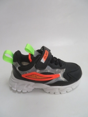 Sneakersy Dziewczęce (27-32) E111 BLACK/GREEN