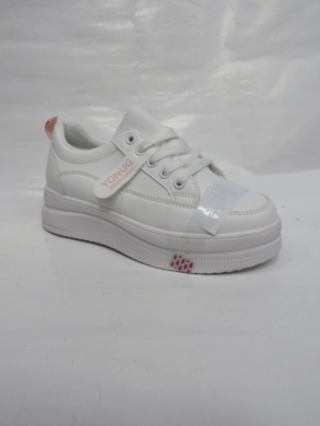 Buty sportowe damskie na płaskim (36-41) 36800-27 WHITE/PINK