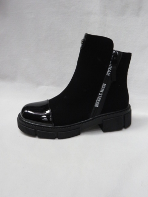 Botki damskie na płaskim (36-41) A835 BLACK
