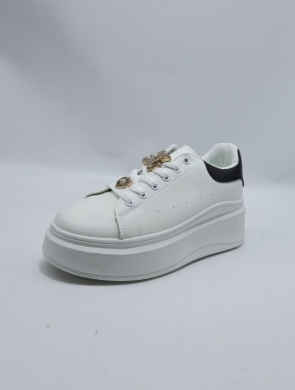Buty sportowe damskie na płaskim (36-41) P1387 BLACK