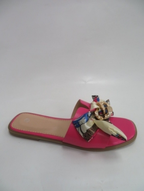 Klapki damskie na płaskim (36-41) 1816 FUCHSIA