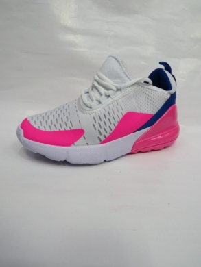 Buty sportowe damskie na płaskim (36-41) D90-311 WHITE/FUXIA