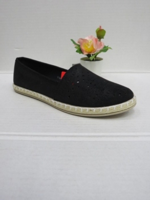 Mokasyny damskie na płaskim (36-41) Y16H-4 BLACK