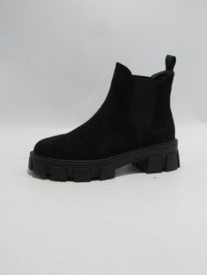 Botki damskie na płaskim (36-41) DES323S BLACK