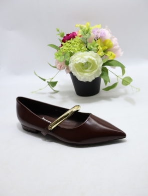 Baleriny damskie (36-41) H8-1035 BROWN