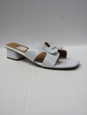 Klapki damskie na obcasie (36-41) E0501 WHITE
