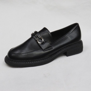 Mokasyny damskie na płaskim (36-41) 3226BLACK