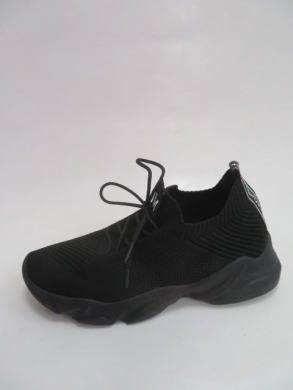 Buty sportowe damskie na płaskim (36-41) 2179-1 BLACK