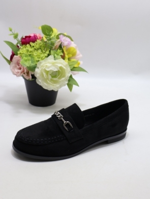 Mokasyny damskie na płaskim (36-41) H8-1053 BLACK