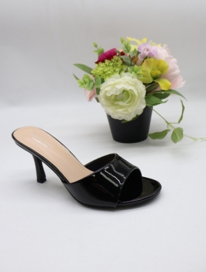 Klapki damskie na szpilce (36-41) AM612 BLACK