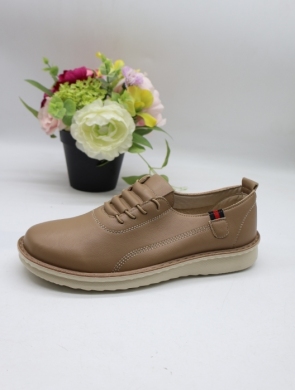 Półbuty damskie na płaskim (36-41) L705 KHAKI
