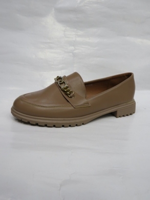 Mokasyny damskie na płaskim (36-41) W-226 KHAKI