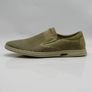 Mokasyny męskie (40-45) 62802-4 BEIGE