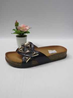 Klapki damskie na płaskim (36-41) DM-50 BLUE