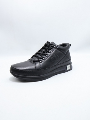 Botki męskie ocieplane (40-45) 62120-1 BLACK