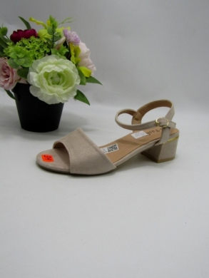 Sandały damskie na obcasie (36-41) TY2426 BEIGE/MIX
