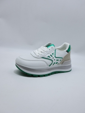Buty sportowe damskie na płaskim (36-41) 8-97 GREEN