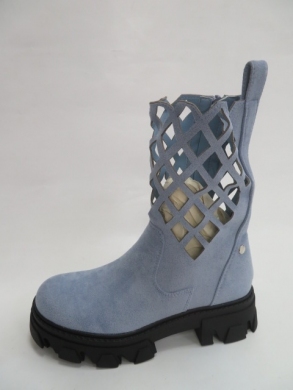 Botki damskie jesienne na płaskim (36-41) 5607 BLUE