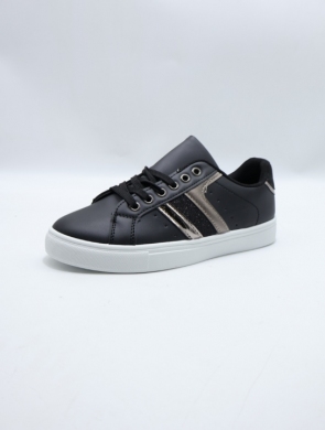 Buty sportowe damskie na płaskim (36-41) 6449 BLACK