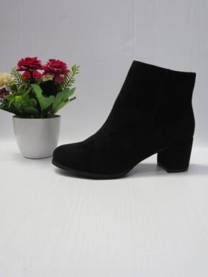 Botki damskie ocieplane na obcasie (36-41) DJ0303 BLACK