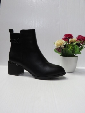 Botki damskie ocieplane na obcasie (36-41) X3704 BLACK