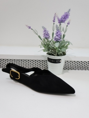 Sandały damskie na płaskim (36-41) 77-712 BLACK