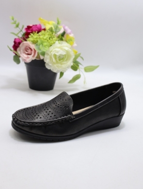 Mokasyny damskie na koturnie (36-41) YEHJ-232 BLACK