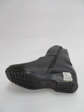 Kozaki damskie ocieplane na koturnie (37-42) B65 BLACK