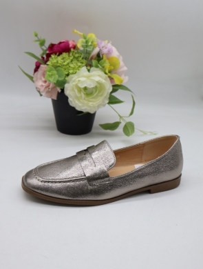 Półbuty damskie na płaskim (36-41) M-605 BROWN