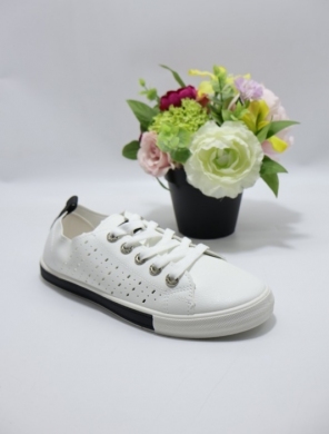 Buty sportowe damskie na płaskim (36-41) CB866 BLACK