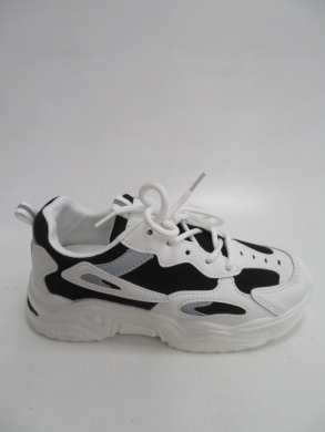 Sneakersy damskie niskie (36-41) 627 WHITE/BLACK
