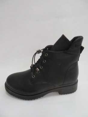 Botki damskie jesienne na płaskim (36-41) AK229-1 BLACK
