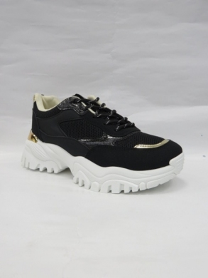 Buty sportowe damskie na płaskim (36-41) SX-59 BLACK