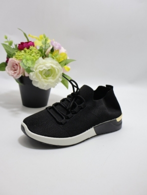 Buty sportowe damskie na płaskim (36-41) TA217 BLACK
