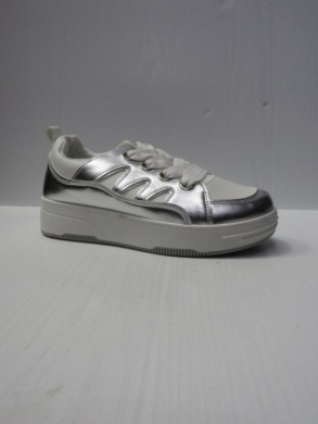 Buty sportowe damskie na płaskim (36-41) BL381 SILVER