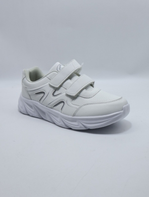 Buty sportowe damskie na płaskim (36-41) 2021-3D WH/GREY