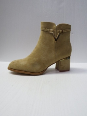 Botki damskie na obcasie (36-41) JS126 BEIGE