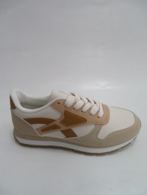Buty sportowe damskie na płaskim (36-41) AB889 BEIGE