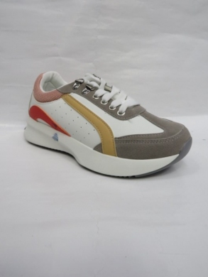 Buty sportowe damskie na płaskim (36-41) XJ-5 WHITE/PINK