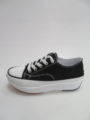Trampki damskie na koturnie (36-41) 116 BLACK