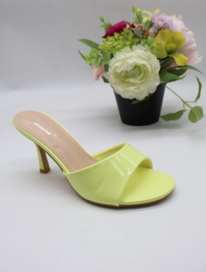 Klapki damskie na szpilce (36-41) AM612 YELLOW