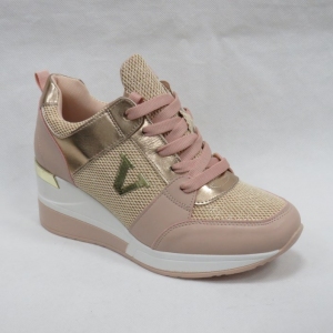 Buty sportowe damskie na koturnie (36-41) HS165 PINK