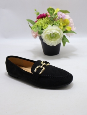 Mokasyny damskie na płaskim (36-41) H8-967 BLACK