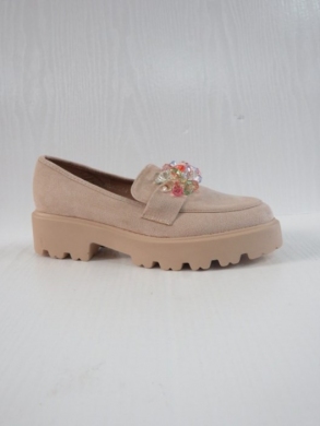 Mokasyny damskie na płaskim (36-41) 20822-5 BEIGE