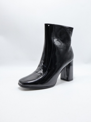 Botki damskie na obcasie (36-41) 77-299 BLACK
