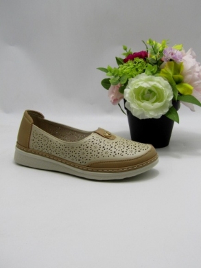 Półbuty damskie na płaskim (36-41) CH128 BEIGE/BROWN