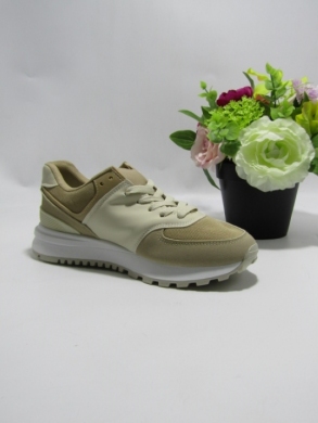 Buty sportowe damskie na płaskim (36-41) LY085 KHAKI