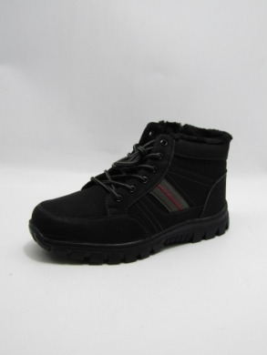 Botki męskie ocieplane (40-46) FL-16 BLACK/GREY