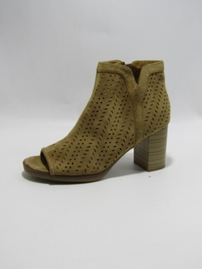 Botki damskie na obcasie (36-41) 23150 KHAKI
