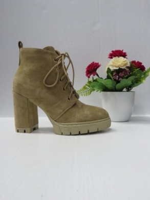 Botki damskie ocieplane na obcasie (36-41) XGX-23305-2 KHAKI